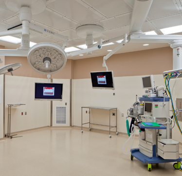 Surgery center interior