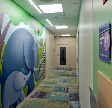 Childrens area of outpatient surgery center