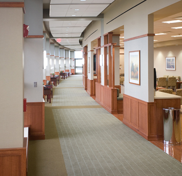 Urgent care center interior