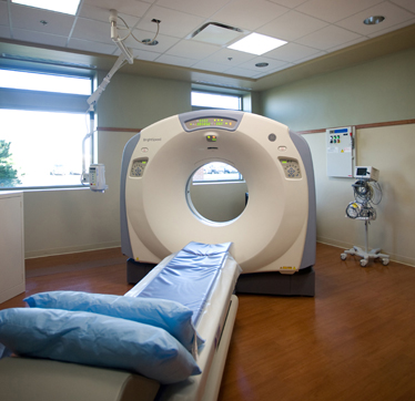 Urgent care center patient area